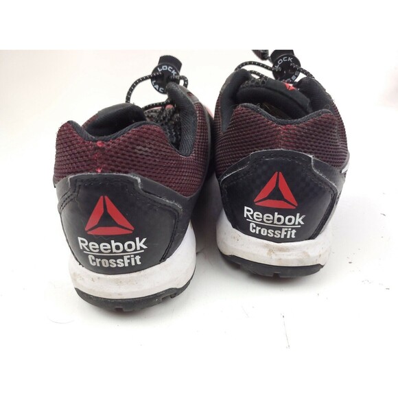 Women's Reebok Crossfit CF74 Red/Black Shoes Size 8 - Picture 7 of 9